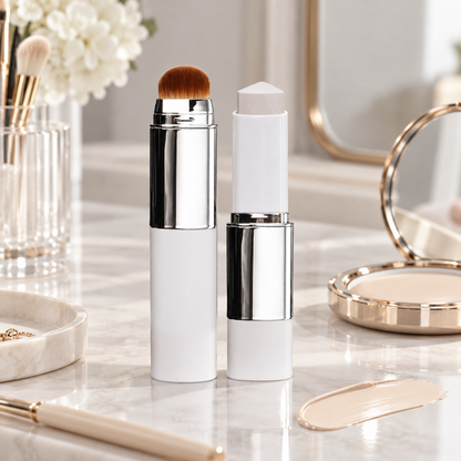 💎 Foundation Stick | Cream Makeup Vanity | Women Dual-Ended Coverage