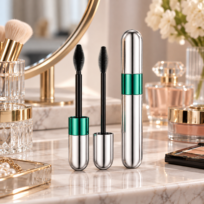 👁️ 2-in-1 Mascara | Waterproof Formula Daily-Makeup | Women Lengthening Volume