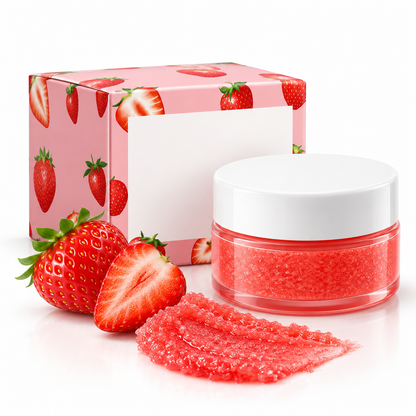 🍓 Lip Scrub | Strawberry Sugar Vanity | Women | Smooth Hydration