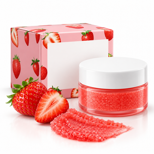 🍓 Lip Scrub | Strawberry Sugar Vanity | Women | Smooth Hydration