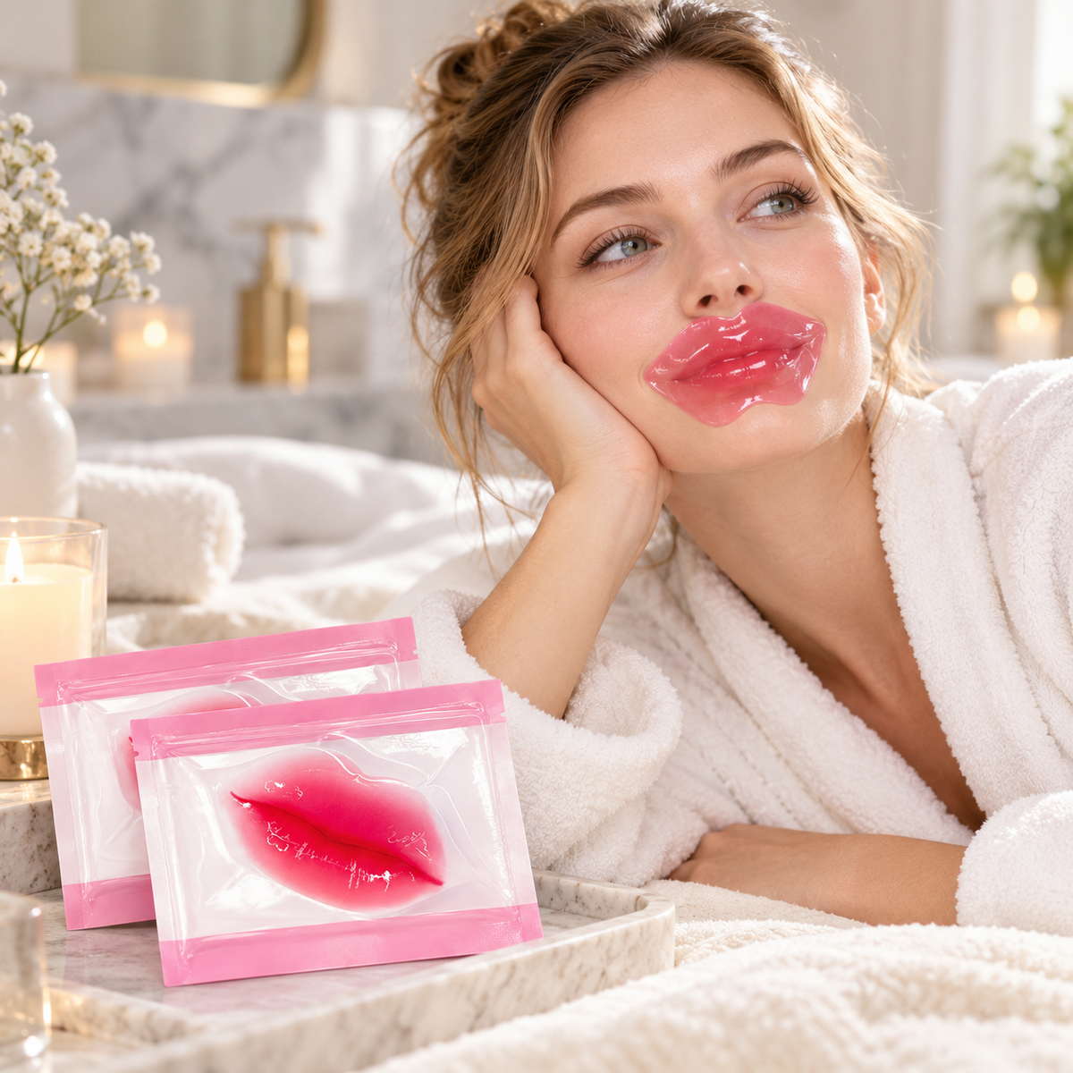 💗 Lip Mask | Hydrogel Vanity | Women | Smoothing Hydration Glow
