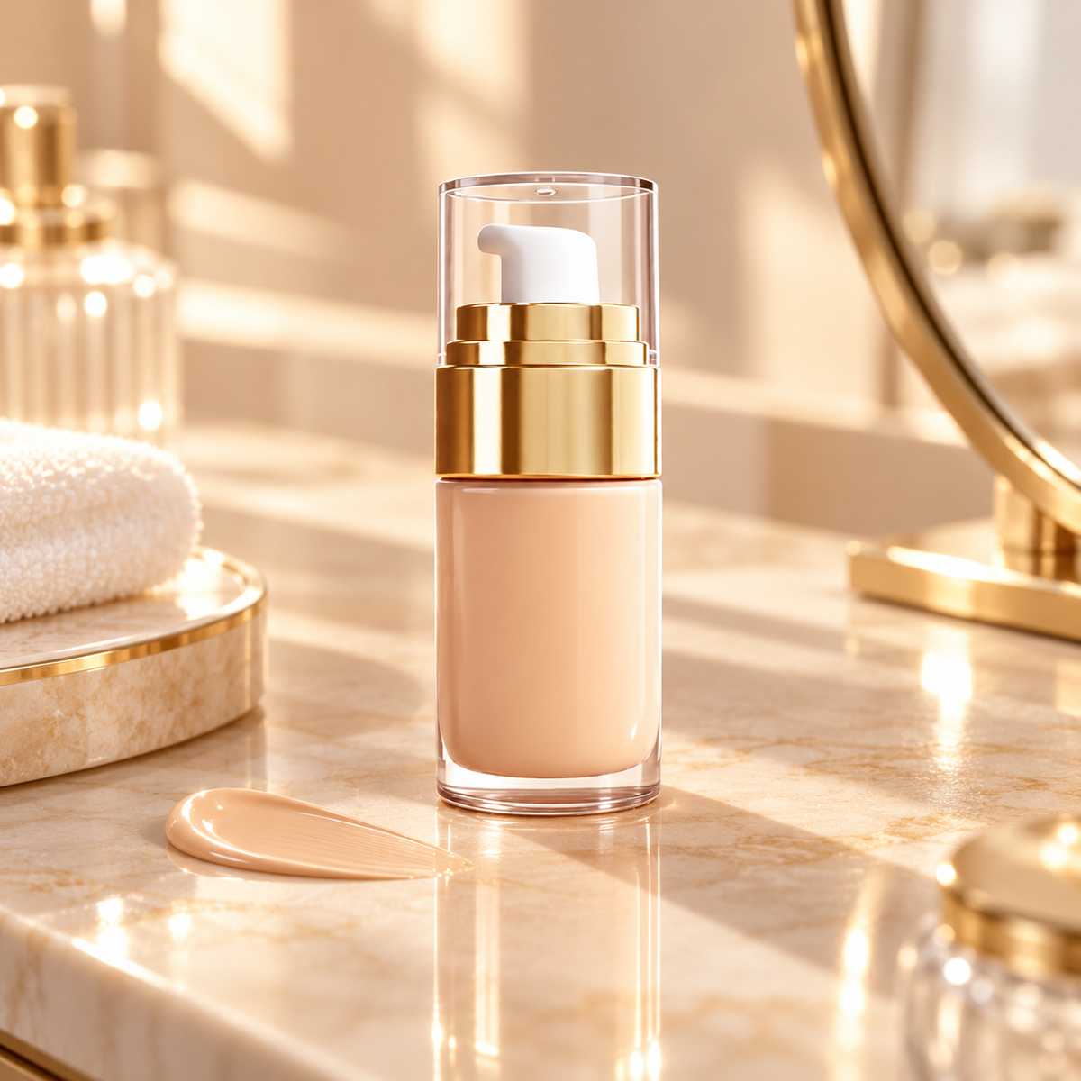 💎 Longwear Foundation | Creamy Liquid Vanity | Women Waterproof Finish