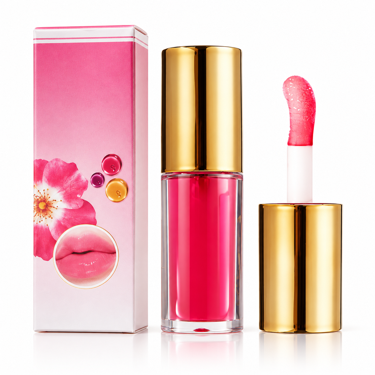 💧 Lip Oil | Gel Formula Vanity | Women Juicy-Glow Finish