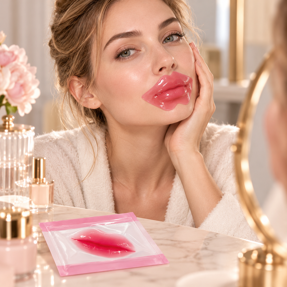 💗 Lip Mask | Hydrogel Vanity | Women | Smoothing Hydration Glow