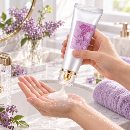 🌿 Facial Cleanser | Amino-Acid Perilla Bathroom | Women Gentle Hydration