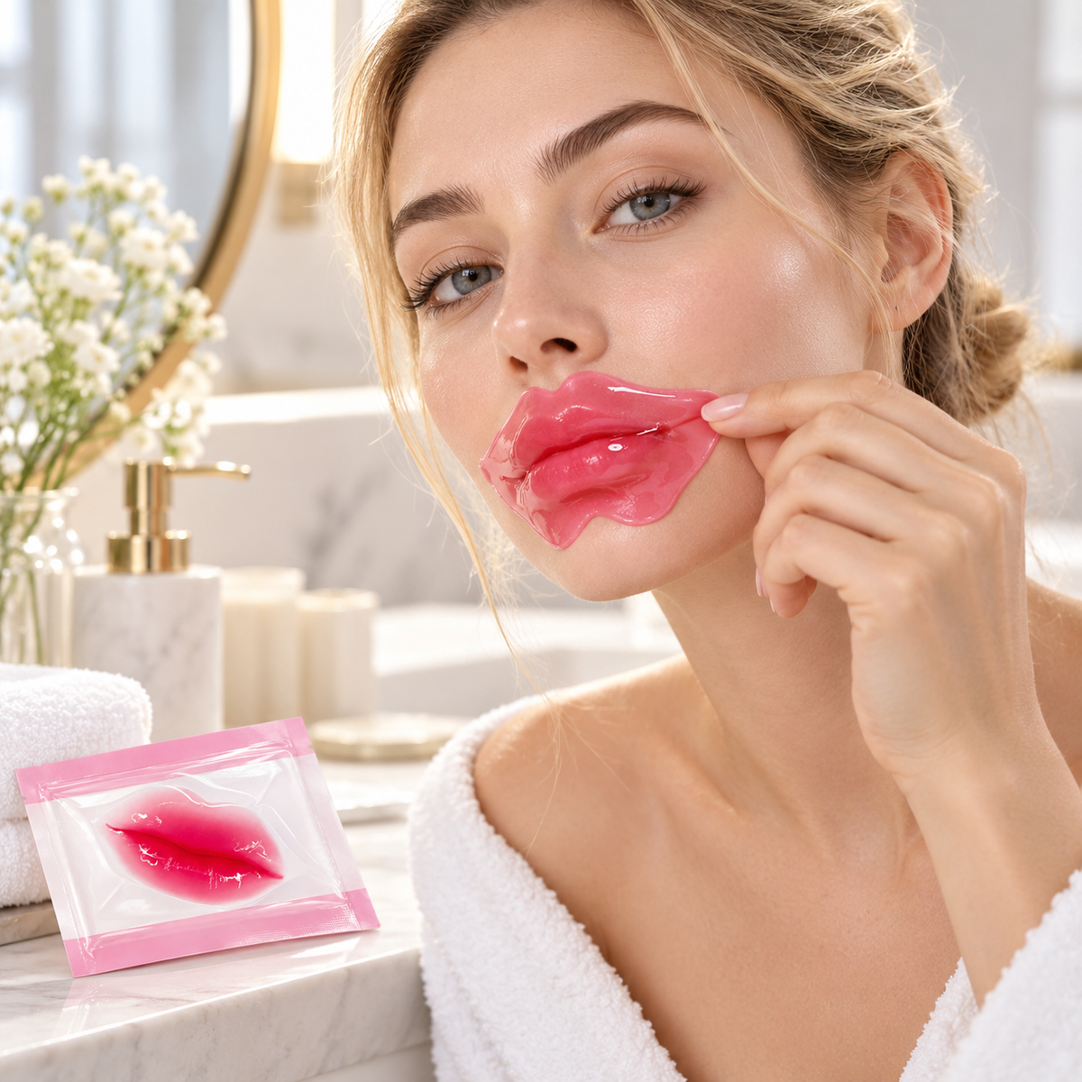 💗 Lip Mask | Hydrogel Vanity | Women | Smoothing Hydration Glow